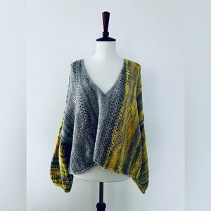 Free People Knit V-neck Sweater